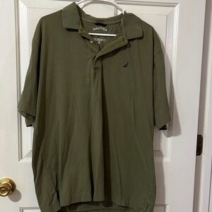 Nautica Men's Classic Green Polo Shirt